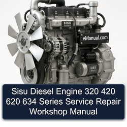 Sisu 634 Series Diesel Engine 320 420 620 Service Repair Workshop Manual PDF