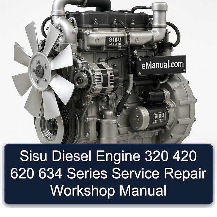 Sisu 634 Series Diesel Engine 320 420 620 Service Repair Workshop Manual PDF