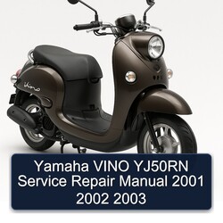2001-2003 Yamaha Vino YJ50RN Service Repair Workshop Manual PDF