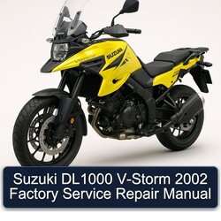 2002 Suzuki V Storm Models DL1000 V-STORM Service Repair Workshop Manual PDF