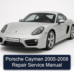 2005-2008 Porsche Cayman Service Repair Workshop Manual PDF