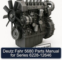 Deutz Series Manuals Fahr 5680 Parts 6228-12646 Catalog PDF