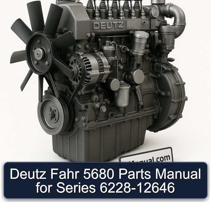 Deutz Series Manuals Fahr 5680 Parts 6228-12646 Catalog PDF