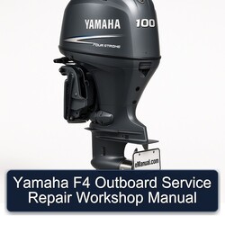 Yamaha F4 Outboard Service Repair Workshop Manual PDF