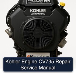 Kohler Command Pro Models Engine CV735 Service Repair Workshop Manual PDF
