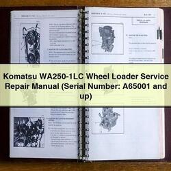 Komatsu WA250-1LC Wheel Loader (serial Number: A65001 Up) Service Repair Workshop Manual PDF