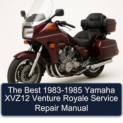 1983-1985 Yamaha XVZ Models Best - XVZ12 Venture Royale Service Repair Workshop Manual PDF