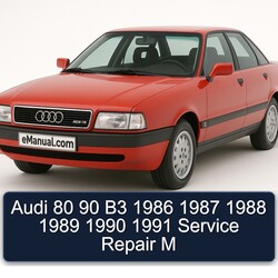 1986-1991 Audi 90 80 B3 M Service Repair Workshop Manual PDF