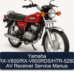 Yamaha RX-V800/RX-V800RDS/HTR-5280 AV Receiver Service Manual 

German:

Yamaha RX-V800/RX-V800RDS/HTR-5280 AV-Receiver Service Handbuch