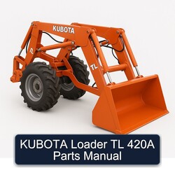 Kubota Loader TL 420A Parts Catalog PDF