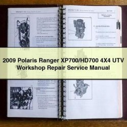 2009 Polaris Ranger XP700/HD700 4X4 UTV Service Repair Workshop Manual PDF
