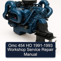 1991-1993 Omc 454 HO Service Repair Workshop Manual PDF