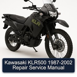 1987-2002 Kawasaki KLR Series KLR500 Service Repair Workshop Manual PDF
