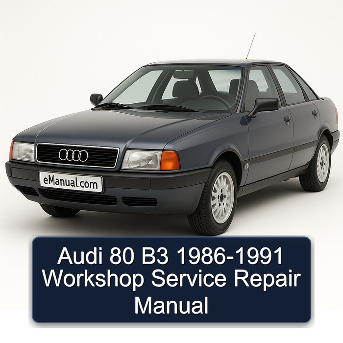 1986-1991 Audi 80 Service Repair Workshop Manual PDF