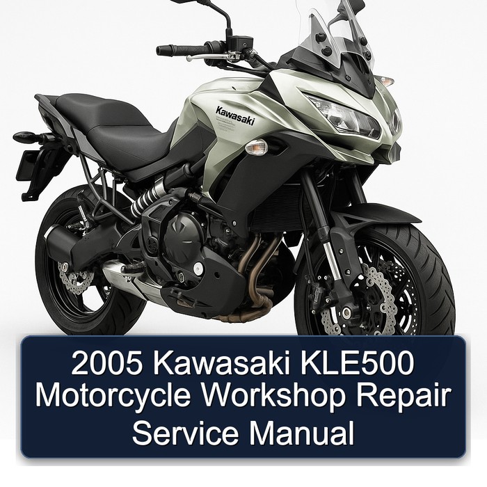 2005 Kawasaki KLE500 Motorcycle Service Repair Workshop Manual PDF