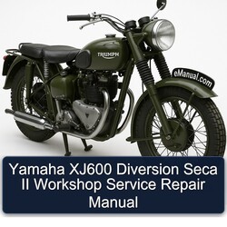 Triumph TRW Yamaha XJ600 Diversion Seca II Service Repair Workshop Manual PDF