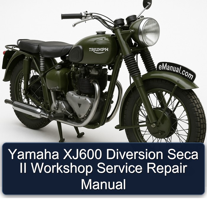 Triumph TRW Yamaha XJ600 Diversion Seca II Service Repair Workshop Manual PDF