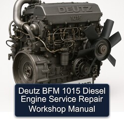 Deutz 1015 BFM Diesel Engine Service Repair Workshop Manual PDF