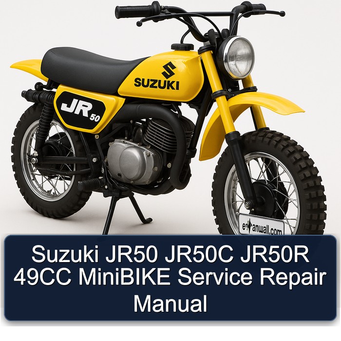 Suzuki JR50 JR50C JR50R 49CC Minibike Service Repair Workshop Manual PDF
