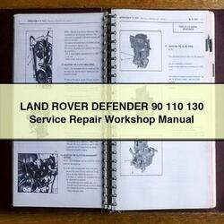 Land Rover Defender 90 110 130 Service Repair Workshop Manual PDF
