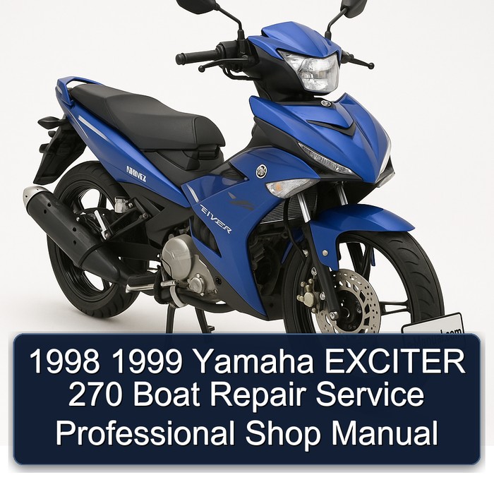 Yamaha Exciter 270 Boat Shop Service Repair Workshop Manual PDF