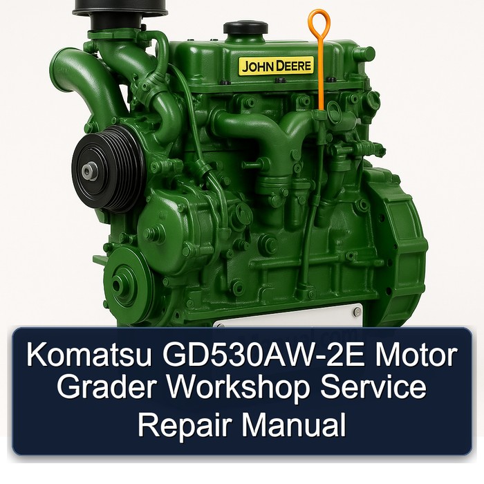 John Deere K Series Komatsu Gd530aw-2e Motor Grader Service Repair Workshop Manual PDF