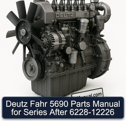 Deutz Series Manuals Fahr 5690 Parts After 6228-12226 Catalog PDF