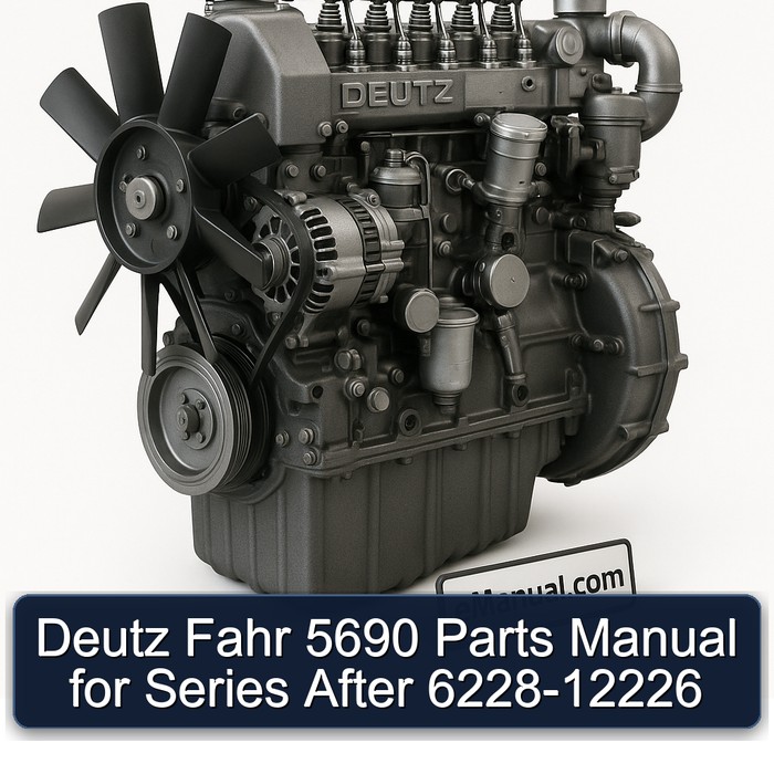 Deutz Series Manuals Fahr 5690 Parts After 6228-12226 Catalog PDF
