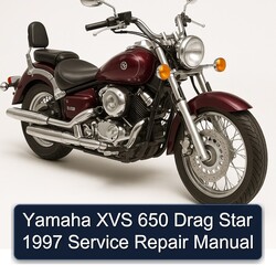 1997 Yamaha XVS Models 650 Drag Star Service Repair Workshop Manual PDF