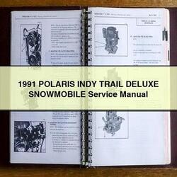 1991 Polaris Indy Trail Deluxe Snowmobile Service Repair Workshop Manual PDF