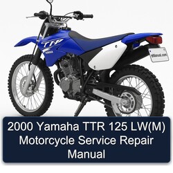 2000 Yamaha TTR Models 125 Lw(m) Motorcycle Service Repair Workshop Manual PDF