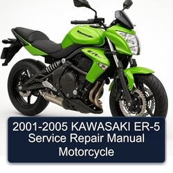 2001-2005 Kawasaki ER Models ER-5 Motorcycle Service Repair Workshop Manual PDF