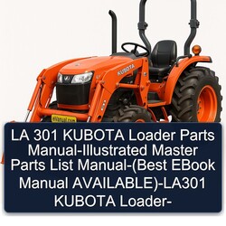 LA 301 Kubota Loader Parts -illustrated Master -(best Available)-la301 Catalog PDF