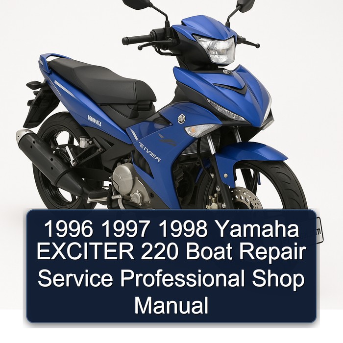 1998 Yamaha Exciter 220 Boat Shop Service Repair Workshop Manual PDF