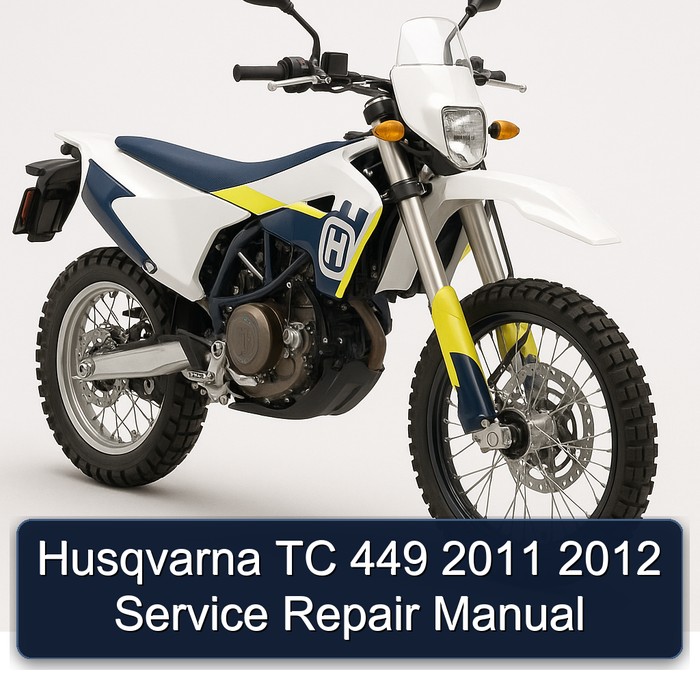 2011-2012 Husqvarna TC Models 449 Service Repair Workshop Manual PDF