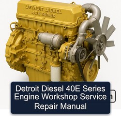 Detroit Diesel 40E Series Engine Service Repair Workshop Manual PDF