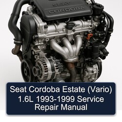 1993-1999 Seat Cordoba Estate (VARIO) 1.6l Service Repair Workshop Manual PDF