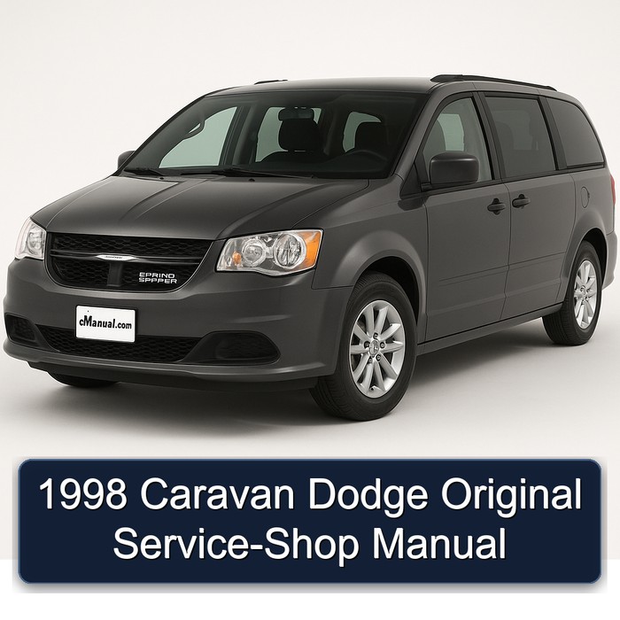 1998 Chrysler Caravan Dodge Original -shop Service Repair Workshop Manual PDF
