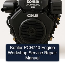 Kohler Command Pro EFI Models PCH740 Engine Service Repair Workshop Manual PDF