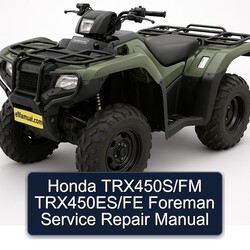 Honda Trx450s/fm Trx450es/fe Foreman Service Repair Workshop Manual PDF