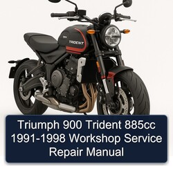 1991-1998 Triumph Trident 900 885CC Service Repair Workshop Manual PDF