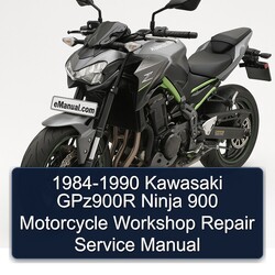 1984-1990 Kawasaki Ninja GPZ900R 900 Motorcycle Service Repair Workshop Manual PDF