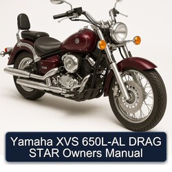 Yamaha XVS 650L-AL DRAG STAR Owners Manual 