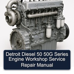 Detroit Diesel 50 50G Series Engine Service Repair Workshop Manual PDF