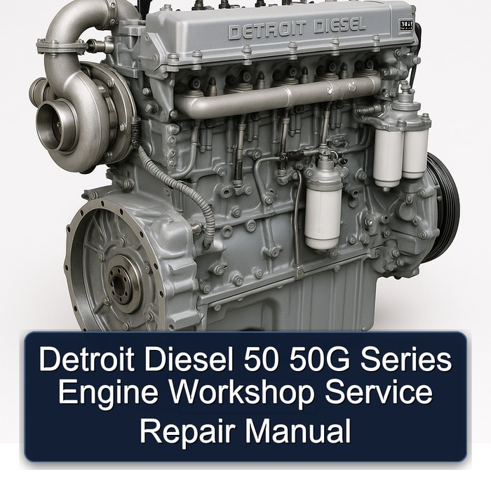 Detroit Diesel 50 50G Series Engine Service Repair Workshop Manual PDF