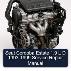 1993-1999 Seat Cordoba Estate 1.9 L D Service Repair Workshop Manual PDF