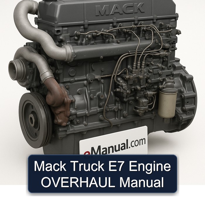 Mack Truck E7 Engine Service Repair Workshop Manual PDF