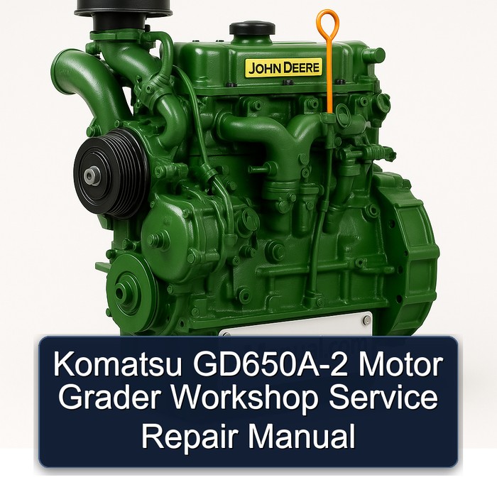 John Deere K Series Komatsu Gd650a-2 Motor Grader Service Repair Workshop Manual PDF