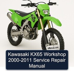 2000-2011 Kawasaki KX Series KX65 Service Repair Workshop Manual PDF