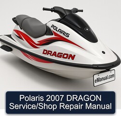 2007 Polaris Dragon /shop Service Repair Workshop Manual PDF